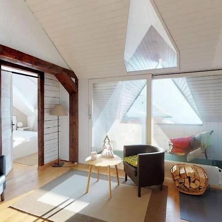 Charmant Et Lumineux Appartement Duplex A Charmey Buitenkant foto