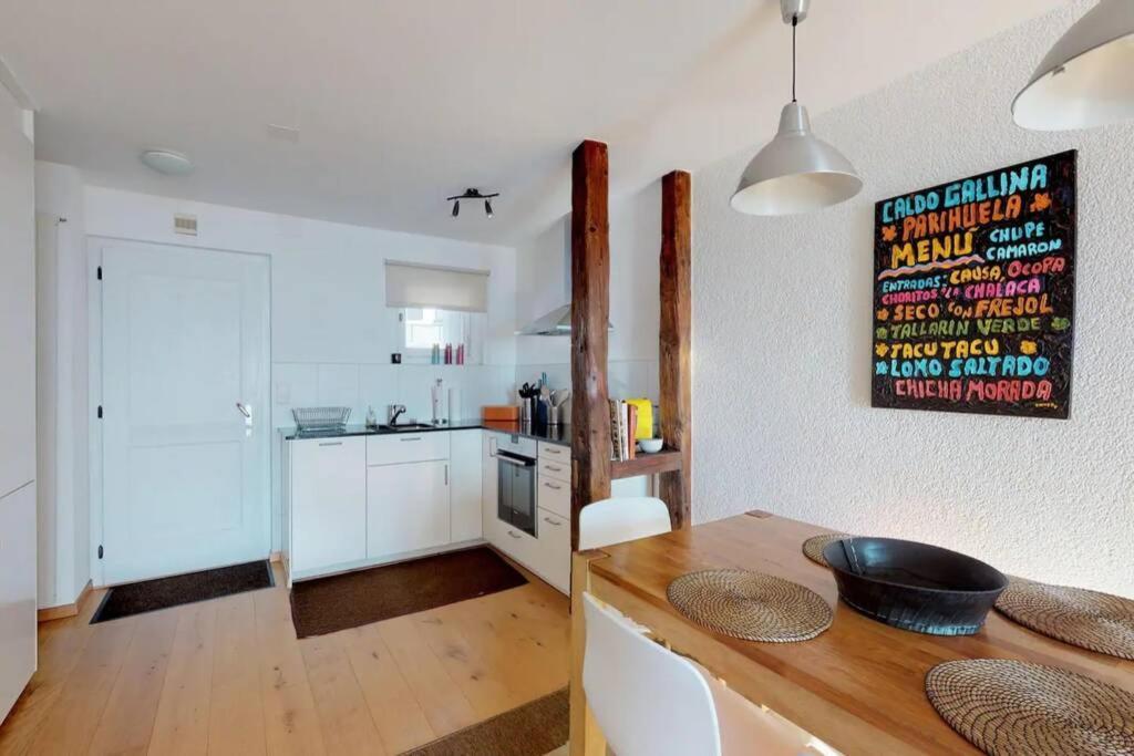 Charmant Et Lumineux Appartement Duplex A Charmey Buitenkant foto